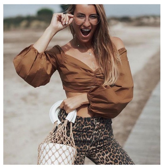 🎈LAST ONE ! Zara Crop top (7764) - Picture 5 of 8